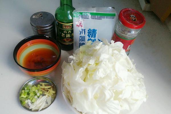 糖醋手撕包菜的做法图解1