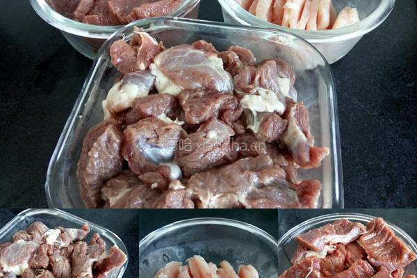 涮羊肉牛肉火锅的做法图解2