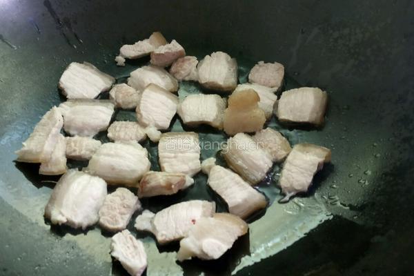 西蓝花炒肉的做法图解4