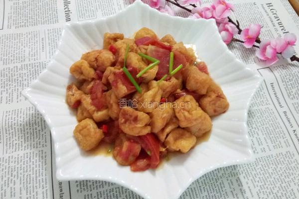 茄汁油豆腐的做法图解9