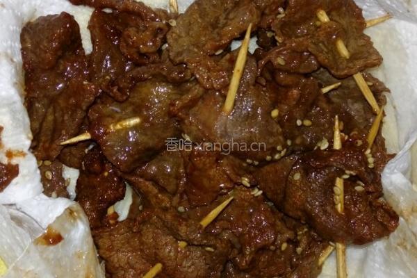 牙签牛肉的做法图解5