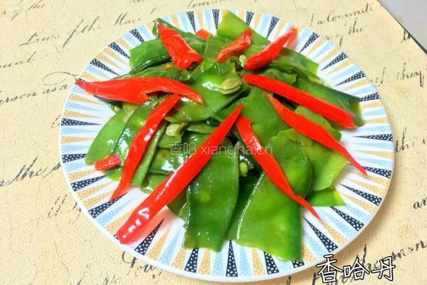 炝炒菜扁豆的做法图解8