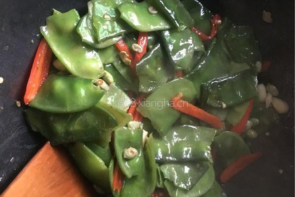 炝炒菜扁豆的做法图解7