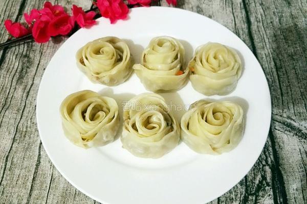 玫瑰花水饺的做法图解12