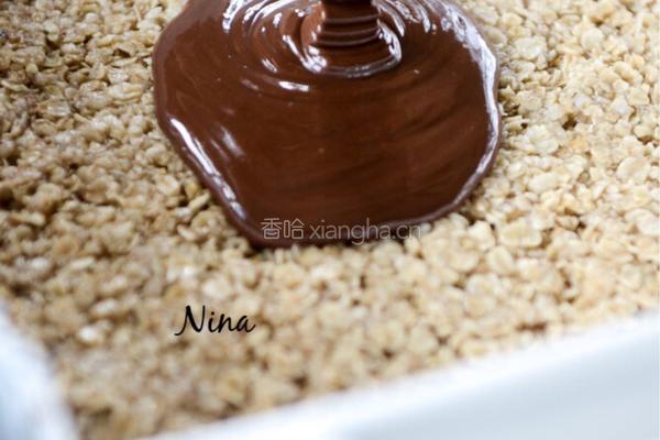燕麦花生巧克力能量饼干的做法图解2