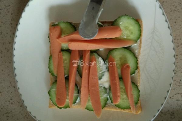 三明治的做法图解3