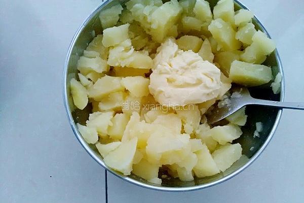 土豆奶油小刺猬的做法图解5