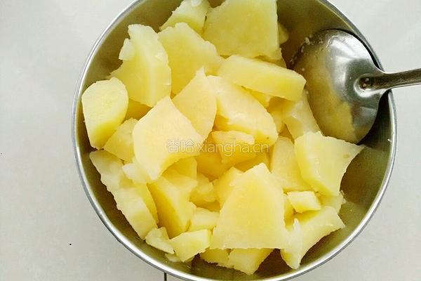 土豆奶油小刺猬的做法图解4