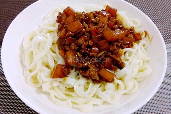 猪肉土豆打卤面的做法图解14