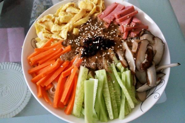 凉拌面的做法图解10