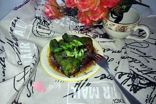 虎皮椒酿肉的做法图解12