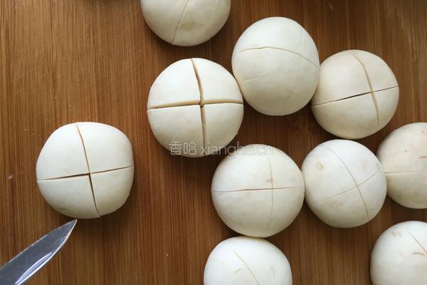 口蘑菜杆花的做法图解2
