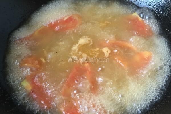 西红柿豆腐鸡蛋汤的做法图解2