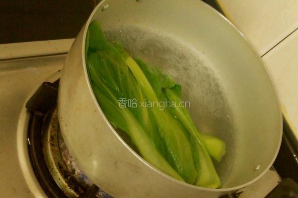 青菜清汤的做法图解4