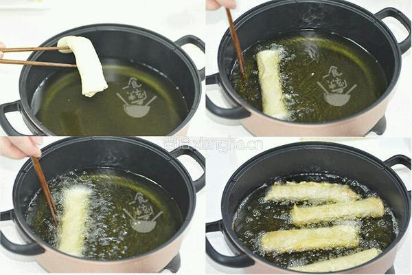 鲜笋香菇春卷的做法图解8