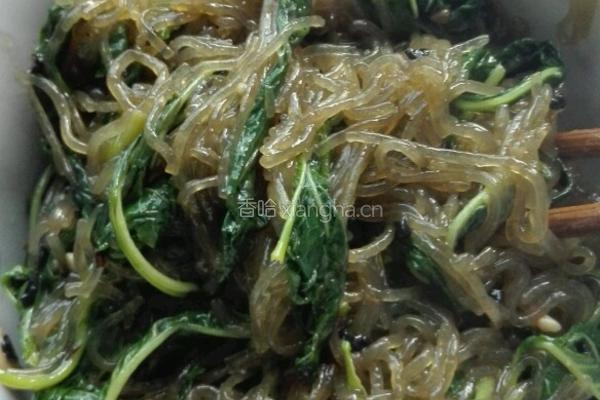 苋菜粉条（玉米菜）的做法图解7