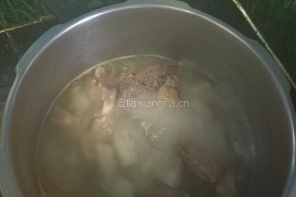冬瓜鸭肉汤的做法图解4