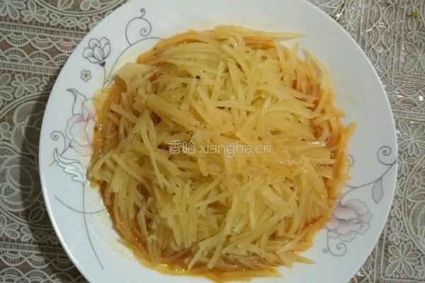 爆炒土豆丝的做法图解4