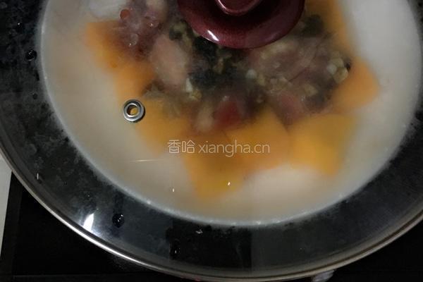 桑拿南瓜排骨的做法图解3