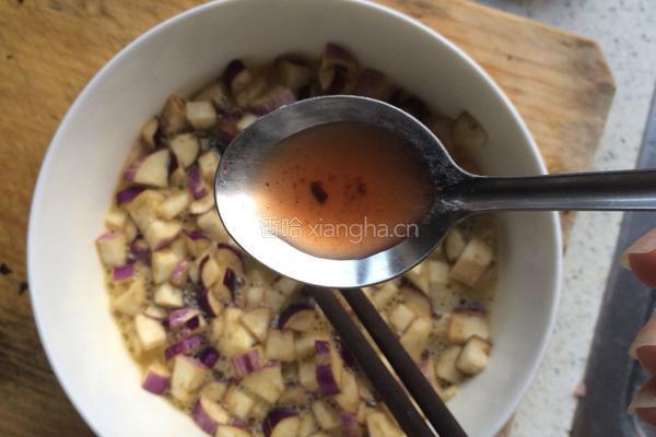 茄子煎蛋的做法图解5