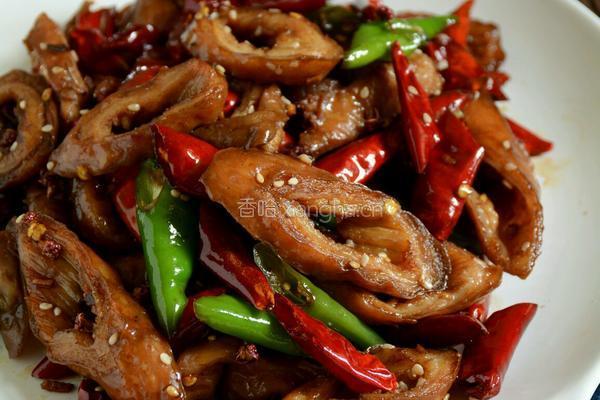 干煸肥肠的做法图解13