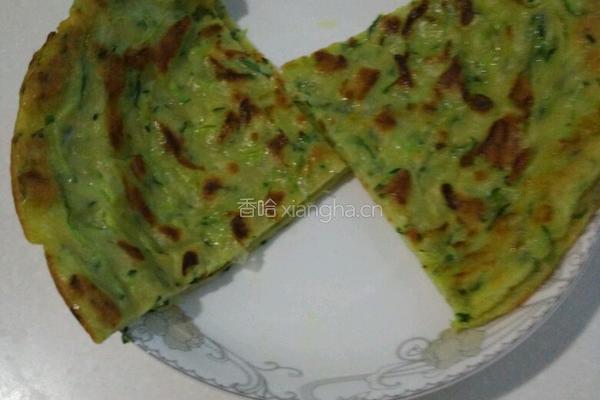 黄瓜鸡蛋饼的做法图解9