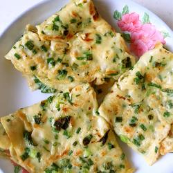 虾米鸡蛋饼的做法[图]