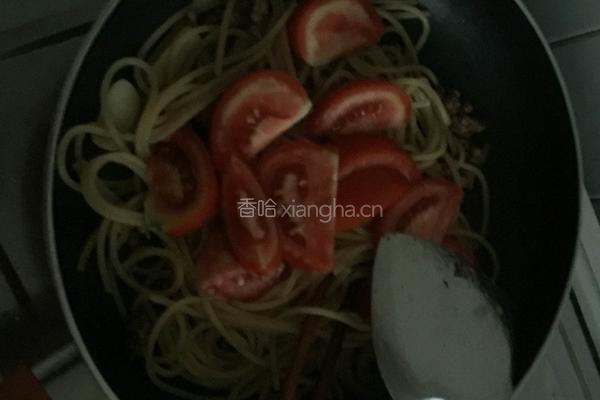 自制番茄肉酱意面的做法图解6