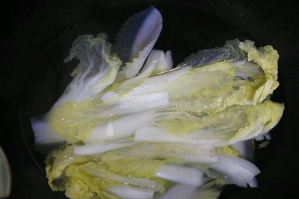 蒜香粉丝娃娃菜的做法图解2