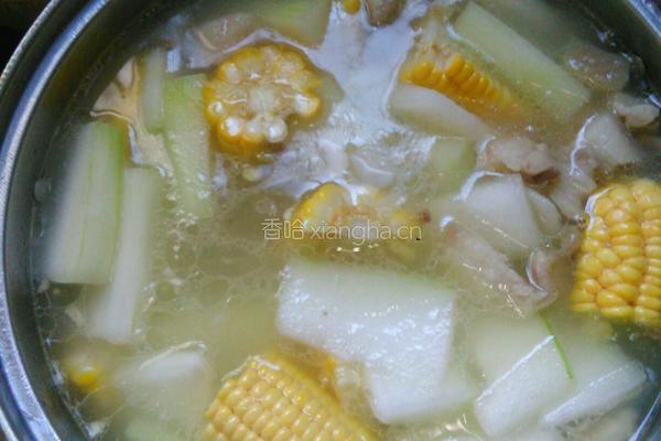 冬瓜玉米排骨汤的做法图解8