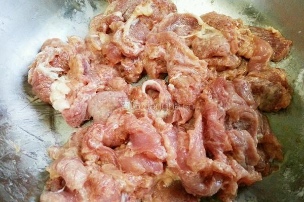 猪里脊肉滑蛋的做法图解4