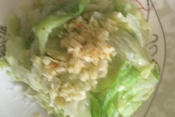 炝拌卷心菜的做法图解1