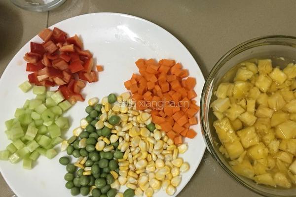 菠萝饭的做法图解3
