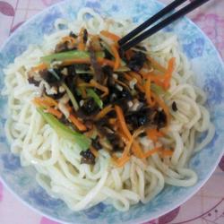 纯麦粉凉卤面的做法[图]