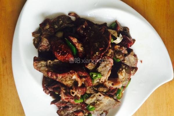 红烧辣子肺片的做法图解8