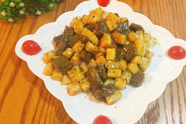 牛肉粒年糕的做法图解7