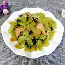 白瓜炒肉的做法[图]