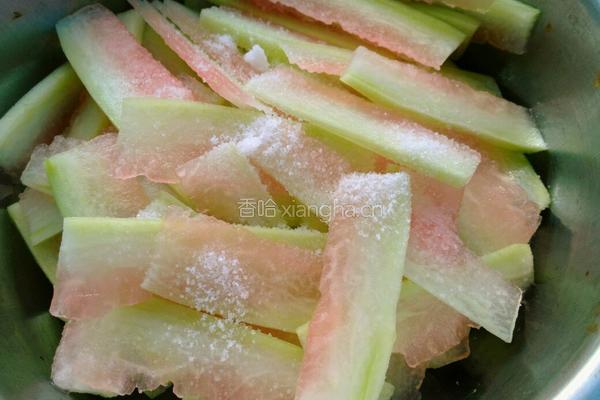 脆爽西瓜皮的做法图解3