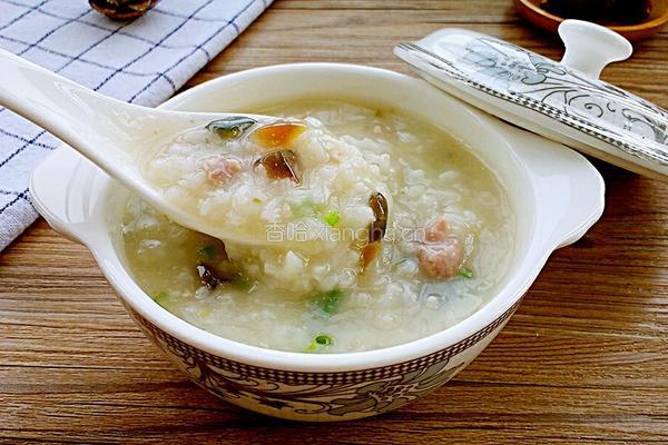 皮蛋瘦肉粥的做法图解12