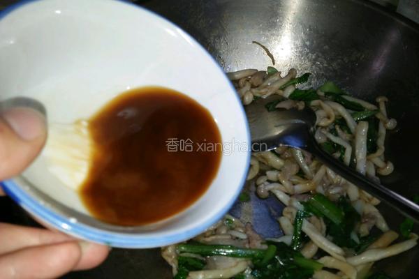 蚝油海鲜菇的做法图解8