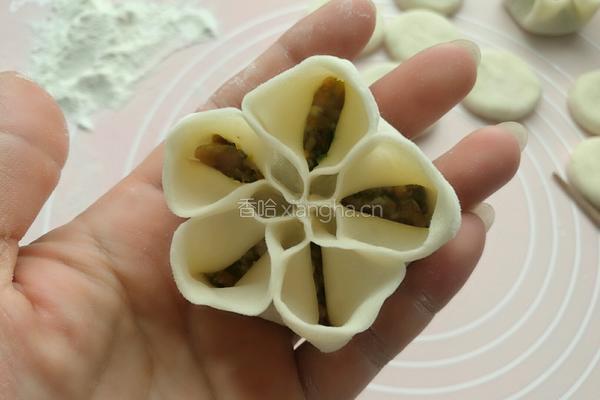 五福花式蒸饺的做法图解16