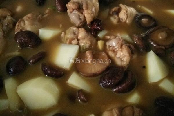 土豆顿鸡腿的做法图解4