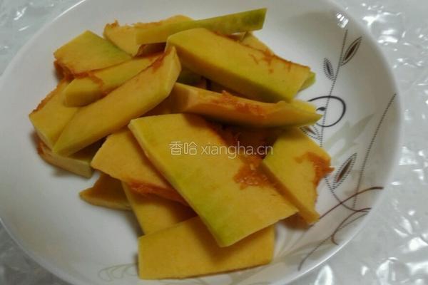 南瓜糯米糍的做法图解1