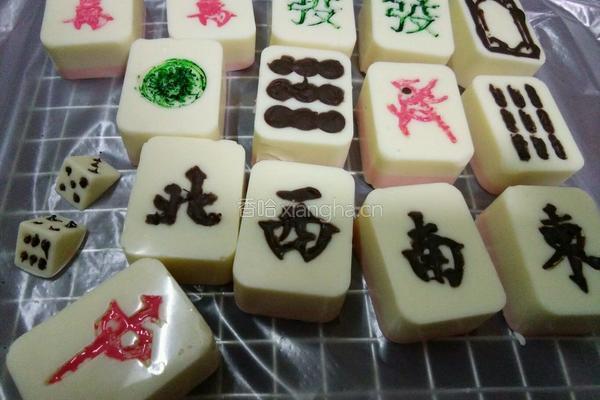 巧克力麻将的做法图解3