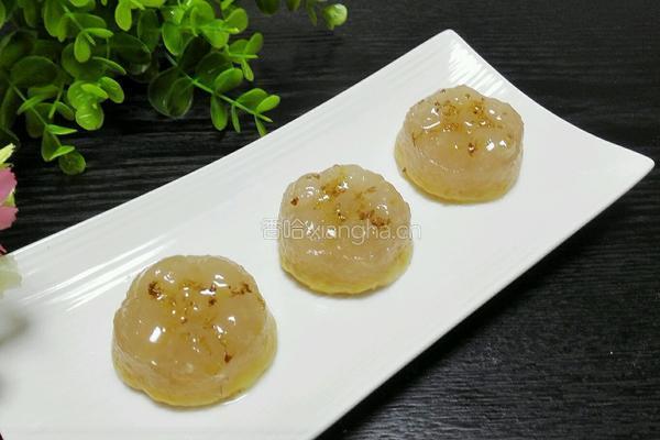 水晶南瓜糕的做法图解10