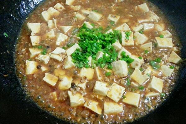 麻婆豆腐的做法图解11