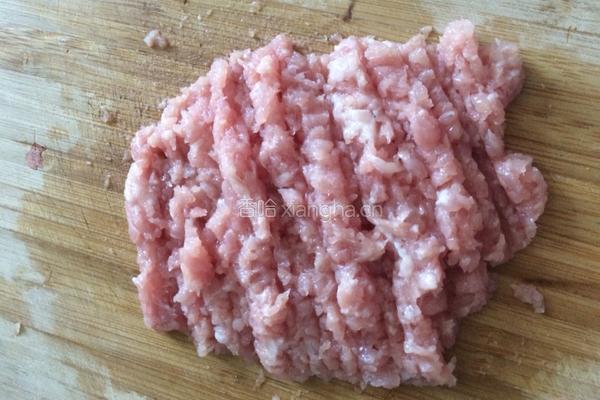 肉末豆角的做法图解3