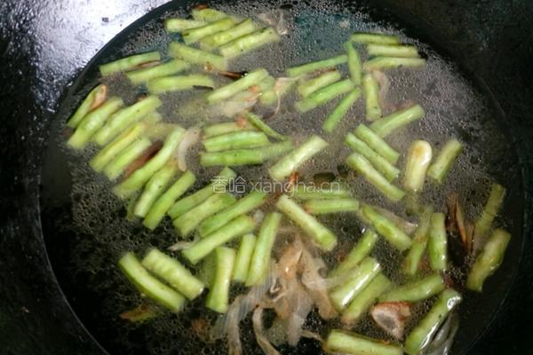 豆角鸡蛋面的做法图解3