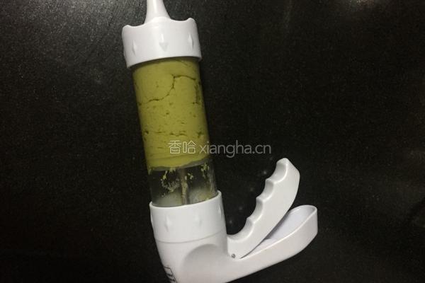 抹茶小曲奇的做法图解7