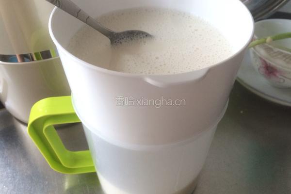 生磨黄豆原味豆浆的做法图解14